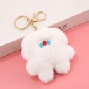 毛絨掛飾 絨毛鑰匙圈 毛絨 【現貨】ins風 絨毛 鑰匙圈 吊飾 扣飾 包包掛飾配件 包包吊飾 背包掛飾 包包配件-規格圖4