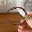 【QMIMI】基礎款髮繩 斜紋髮圈 綁髮皮筋 大地色髮繩 髮圈 素色髮繩 髮束-規格圖8