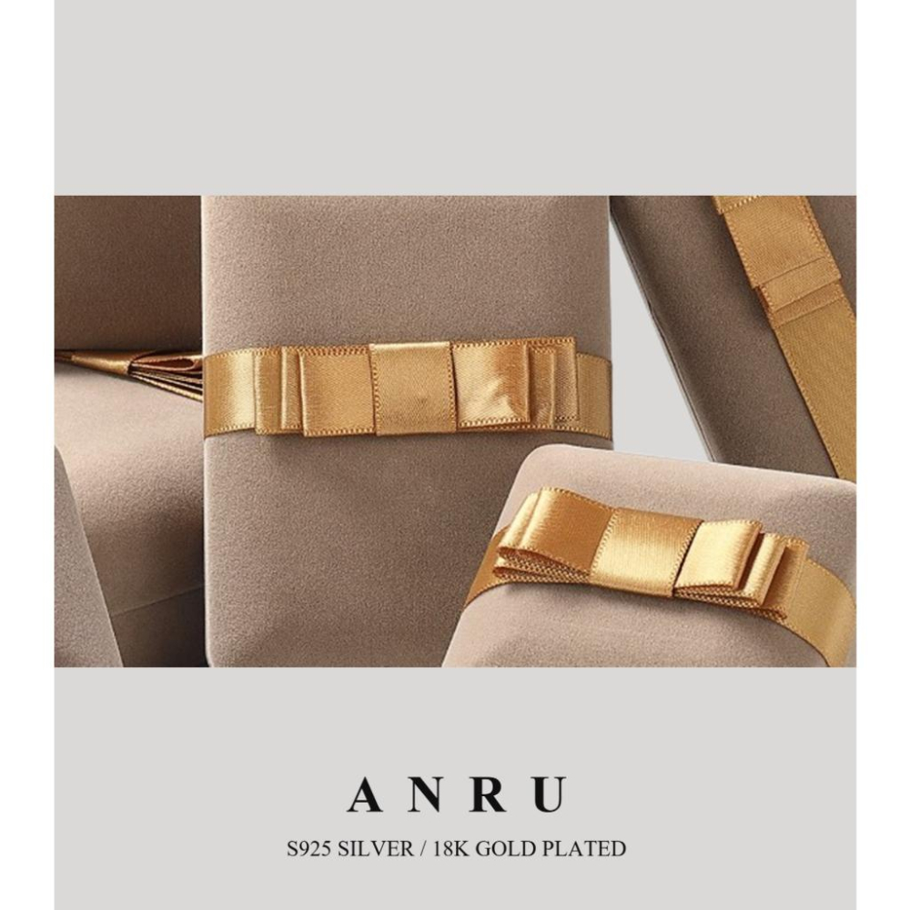 ｜ANRU｜一字結絨布首飾盒 首飾盒 包裝盒 禮物盒 收納盒 禮品盒-細節圖3