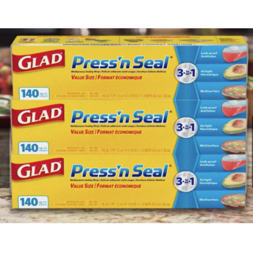 【麻煩天使】製造日期2023/7/31 Glad Press’n Seal 強力保鮮膜 30公分x43.4公尺 一捲
