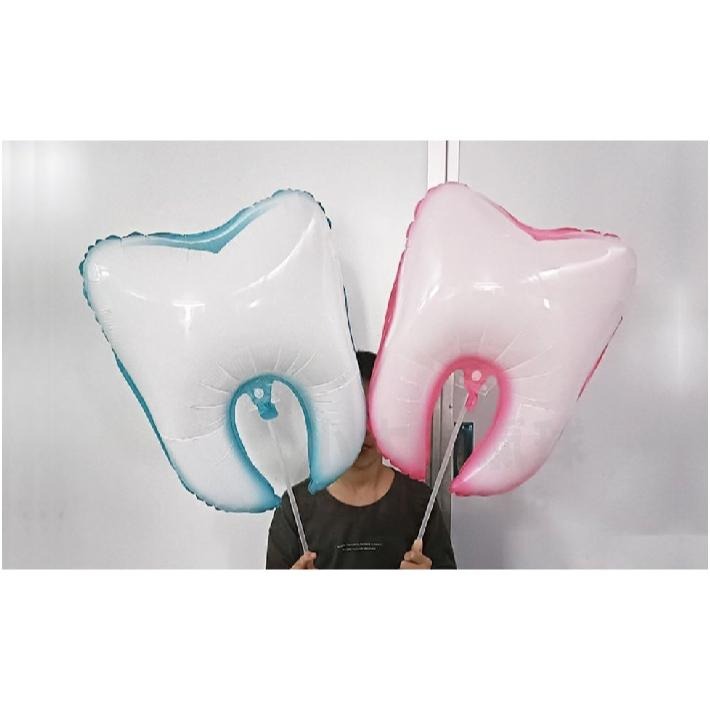 ★現貨-台灣★牙齒氣球 牙刷氣球 牙醫 診所佈置 氣球佈置 看牙齒 牙醫活動 診所氣球佈置 高雄氣球 牙膏氣球 刷牙教學-細節圖3