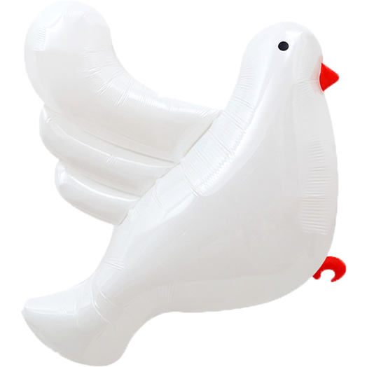 ★現貨-台灣★鴿子氣球 白鴿氣球 生日 畢業氣球 畢業佈置 畢業典禮 派對 動物氣球 布置 氣球柱 歡送會 空飄氣球-規格圖8