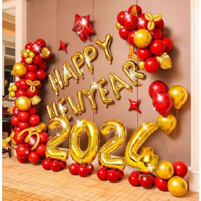 ★現貨-台灣★4D新年氣球 新年 2024 龍年 過年 佈置 節慶 派對 財神爺 醒獅 新年飯店佈置 除夕夜 新年裝飾-細節圖3