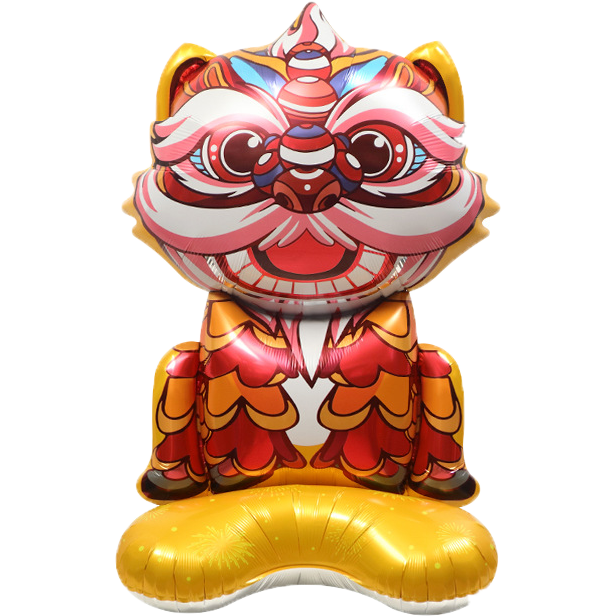 1.站立金色醒獅(149*80cm)