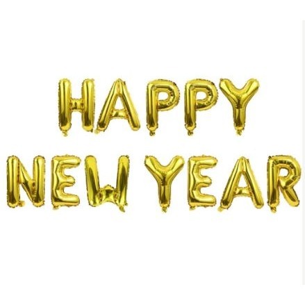 HAPPY NEW YEAR 金色