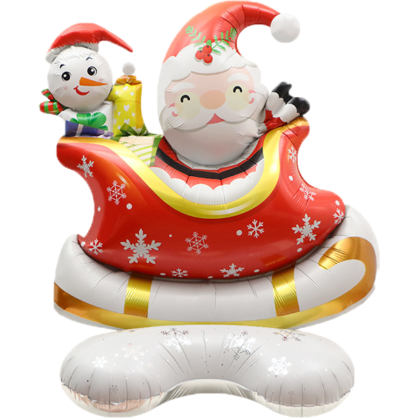 5.滑雪橇雪人(112*95cm)