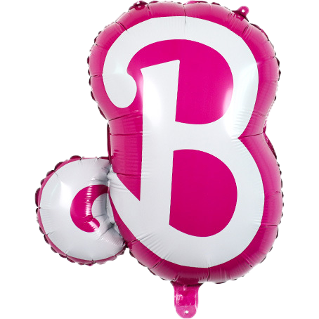 ★現貨-台灣★芭比氣球 桃色 黑色 印花 芭比 生日 高跟鞋 胡蝶結 氣球佈置 生日氣球 派對 慶生 周歲 抓收 布置-規格圖9