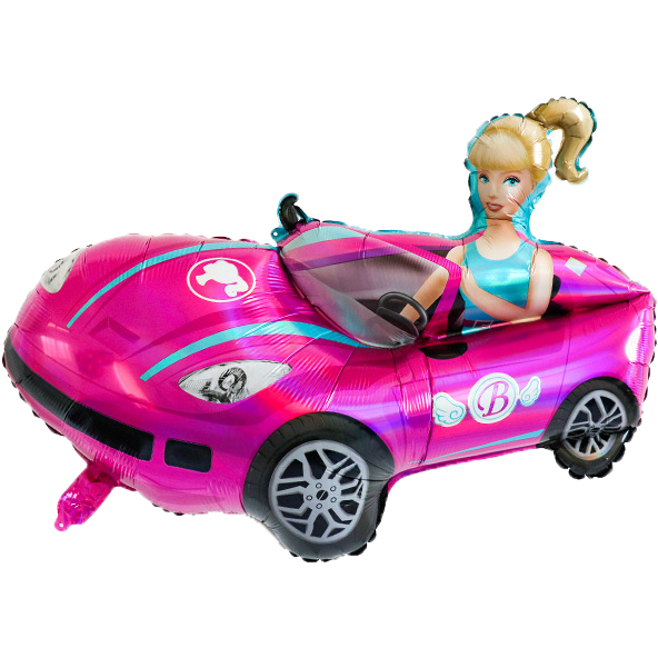 ★現貨-台灣★芭比氣球 桃色 黑色 印花 芭比 生日 高跟鞋 胡蝶結 氣球佈置 生日氣球 派對 慶生 周歲 抓收 布置-規格圖9