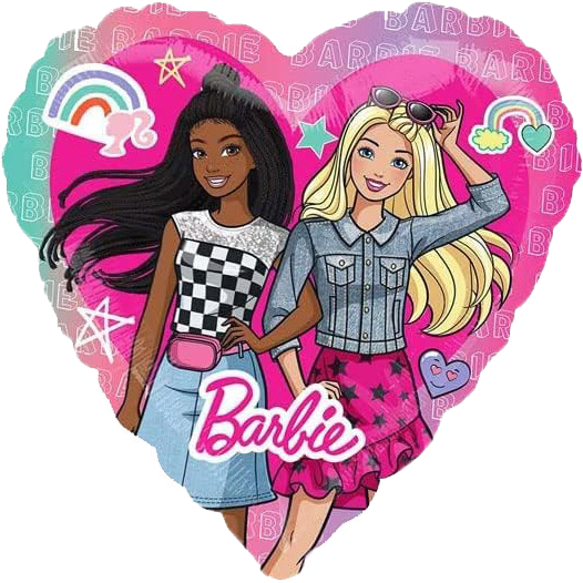 ★現貨-台灣★芭比氣球 桃色 黑色 印花 芭比 生日 高跟鞋 胡蝶結 氣球佈置 生日氣球 派對 慶生 周歲 抓收 布置-規格圖9