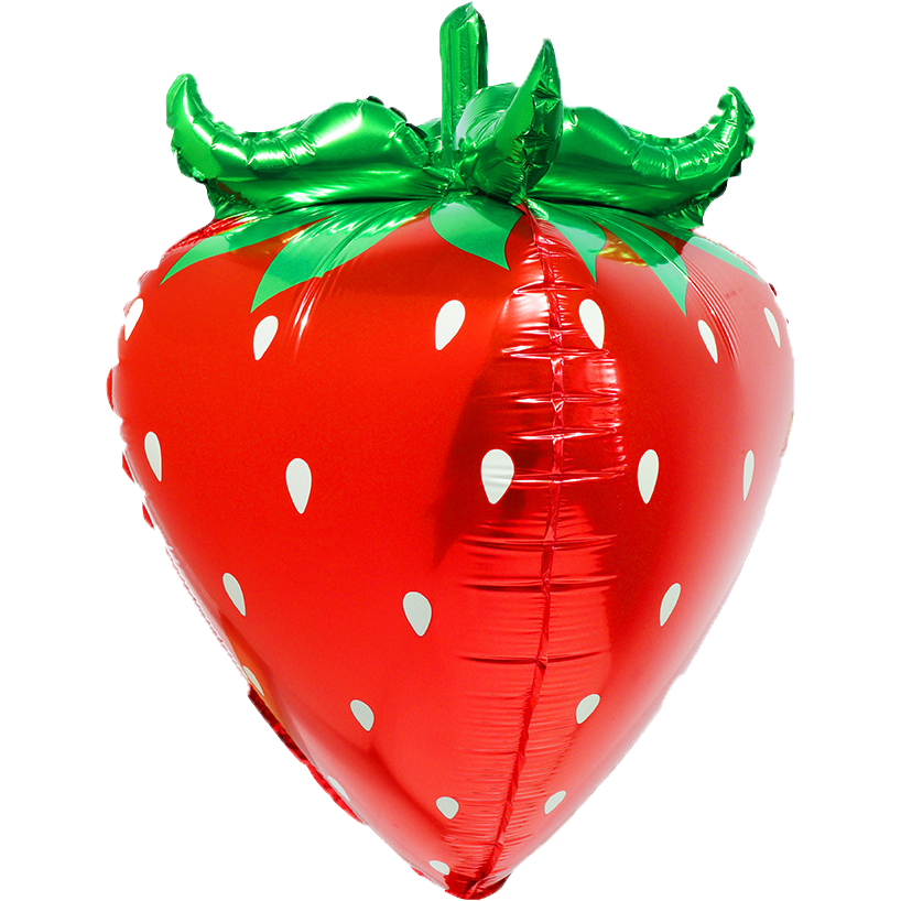 ★現貨-台灣★草莓氣球 氣球 4D 水果氣球 數字1 生日佈置 站立氣球 夏天佈置 水果攤氣球佈置 開幕佈置 水果店-規格圖9