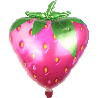 ★現貨-台灣★草莓氣球 氣球 4D 水果氣球 數字1 生日佈置 站立氣球 夏天佈置 水果攤氣球佈置 開幕佈置 水果店-規格圖9