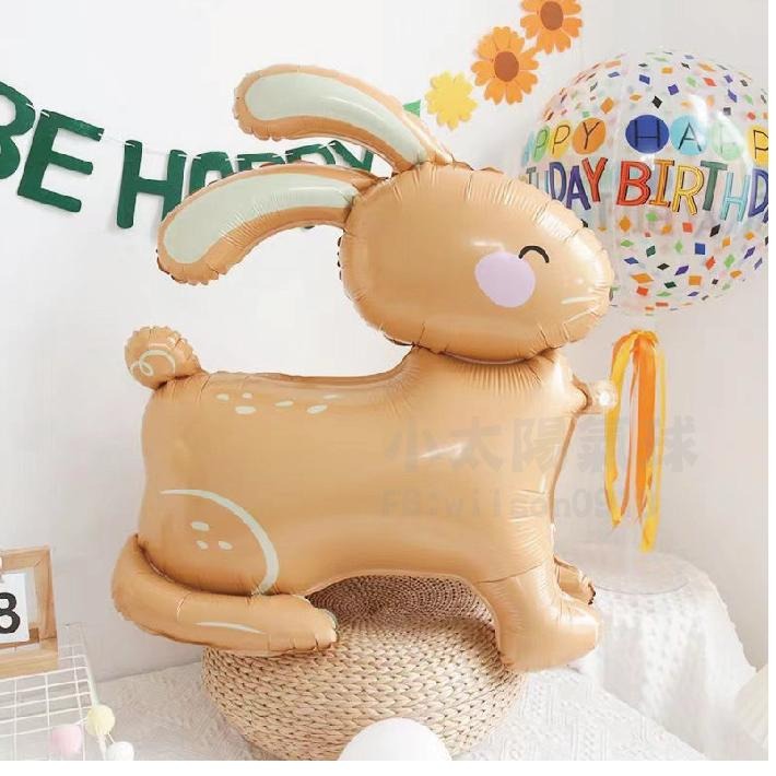 ★現貨-台灣★兔子氣球 可愛小兔兔氣球 生日布置 周歲 氣球布置 動物 動物氣球 畢業 兔寶寶 生日佈置 派對 慶生 禮-細節圖3
