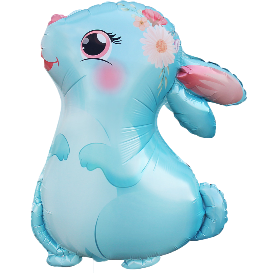 ★現貨-台灣★兔子氣球 可愛小兔兔氣球 生日布置 周歲 氣球布置 動物 動物氣球 畢業 兔寶寶 生日佈置 派對 慶生 禮-規格圖9