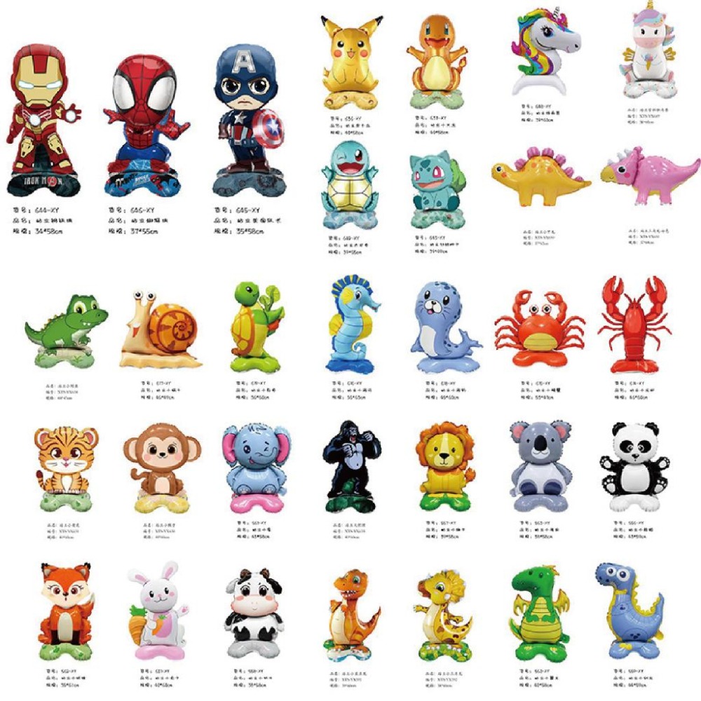 ★現貨-台灣★4D站立氣球 4D氣球 海洋 龍蝦 螃蟹 章魚 海豚 海馬 海報 海龜 畢業 生日佈置 高雄氣球店-細節圖2