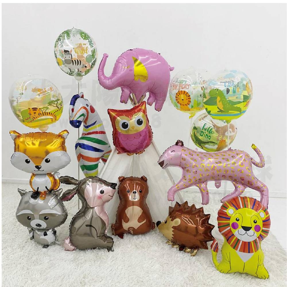 ★現貨-台灣★豹氣球 美洲豹 動物 獅子 森林 班紋 生日佈置 氣球 性別派對 kty氣球佈置 夜店 酒吧 派對 金錢豹-細節圖4