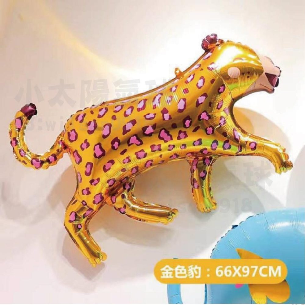 ★現貨-台灣★豹氣球 美洲豹 動物 獅子 森林 班紋 生日佈置 氣球 性別派對 kty氣球佈置 夜店 酒吧 派對 金錢豹-細節圖5