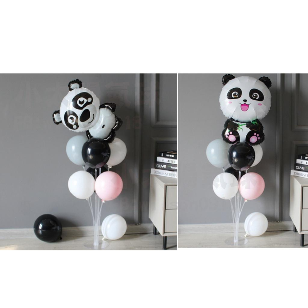 ★現貨-台灣★熊貓氣球 動物氣球 生日氣球 慶生 派對 貓熊氣球 生日佈置 布置 氣球禮物 生日禮物 活動佈置 黑色白色-細節圖5