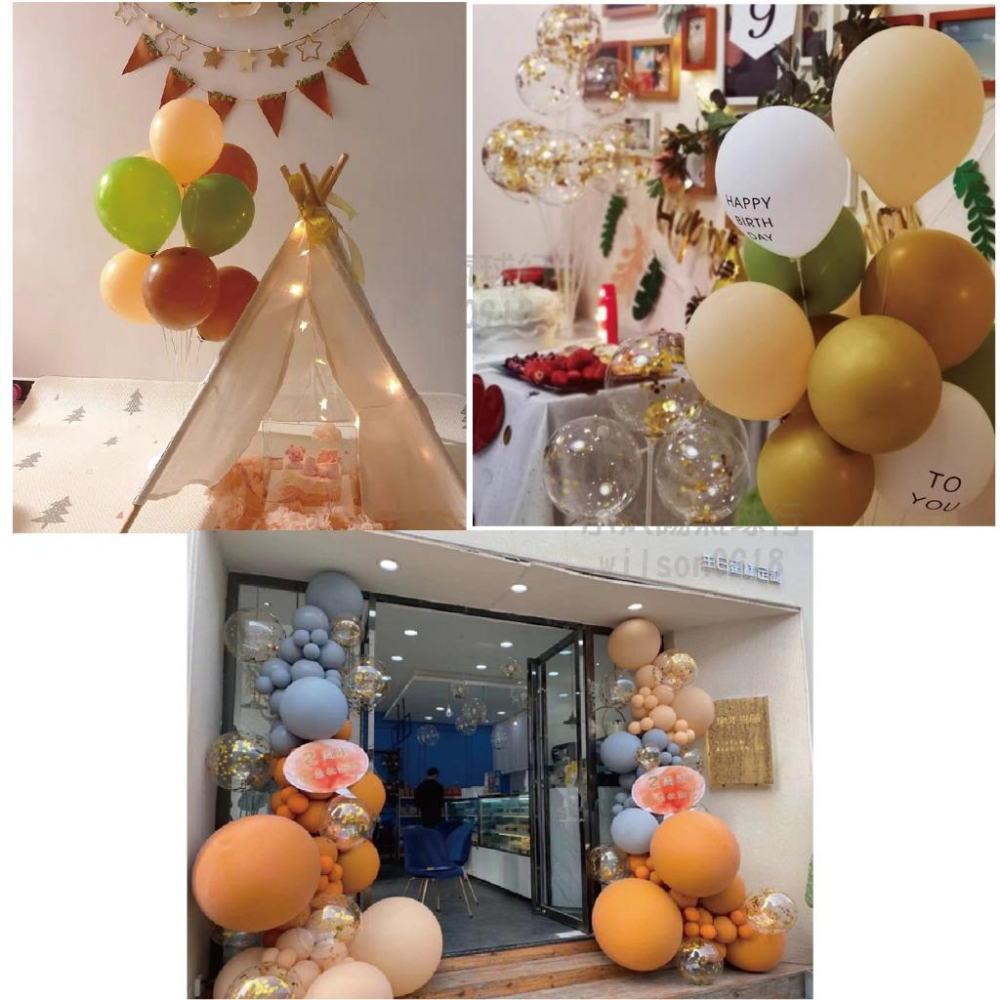 ★現貨-台灣★10吋莫蘭迪色氣球 復古色氣球 生日佈置 氣球佈置 周歲佈置 乳膠氣球 氣球半拱 派對 活動佈置 節慶-細節圖7