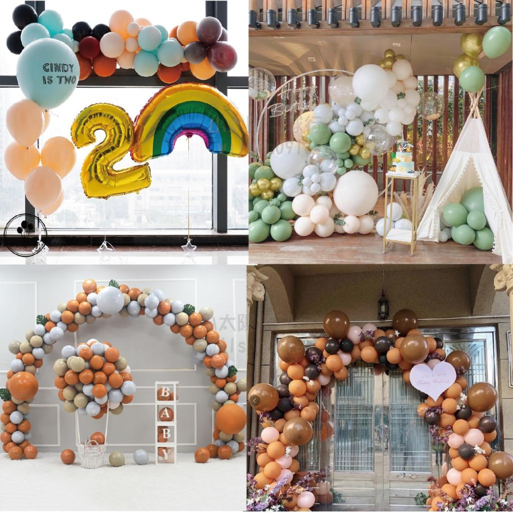 ★現貨-台灣★10吋莫蘭迪色氣球 復古色氣球 生日佈置 氣球佈置 周歲佈置 乳膠氣球 氣球半拱 派對 活動佈置 節慶-細節圖8