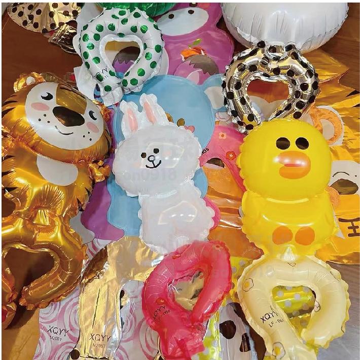 ★現貨-台灣★/氣球手環 生日氣球 生日布置 禮物 派對 動物手環 小孩玩具 小雛菊 熊 豬 狗 老虎 兔子 太空人-細節圖6