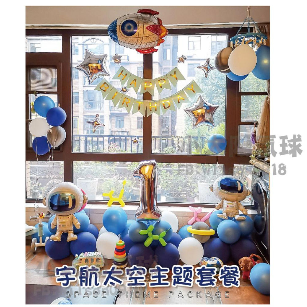 ★現貨-台灣★太空氣球2 火箭氣球 宇宙 飛碟 生日氣球 遊戲 太空船 飛碟 外星人 月亮 星空 衛星 4D 站立氣球-細節圖6