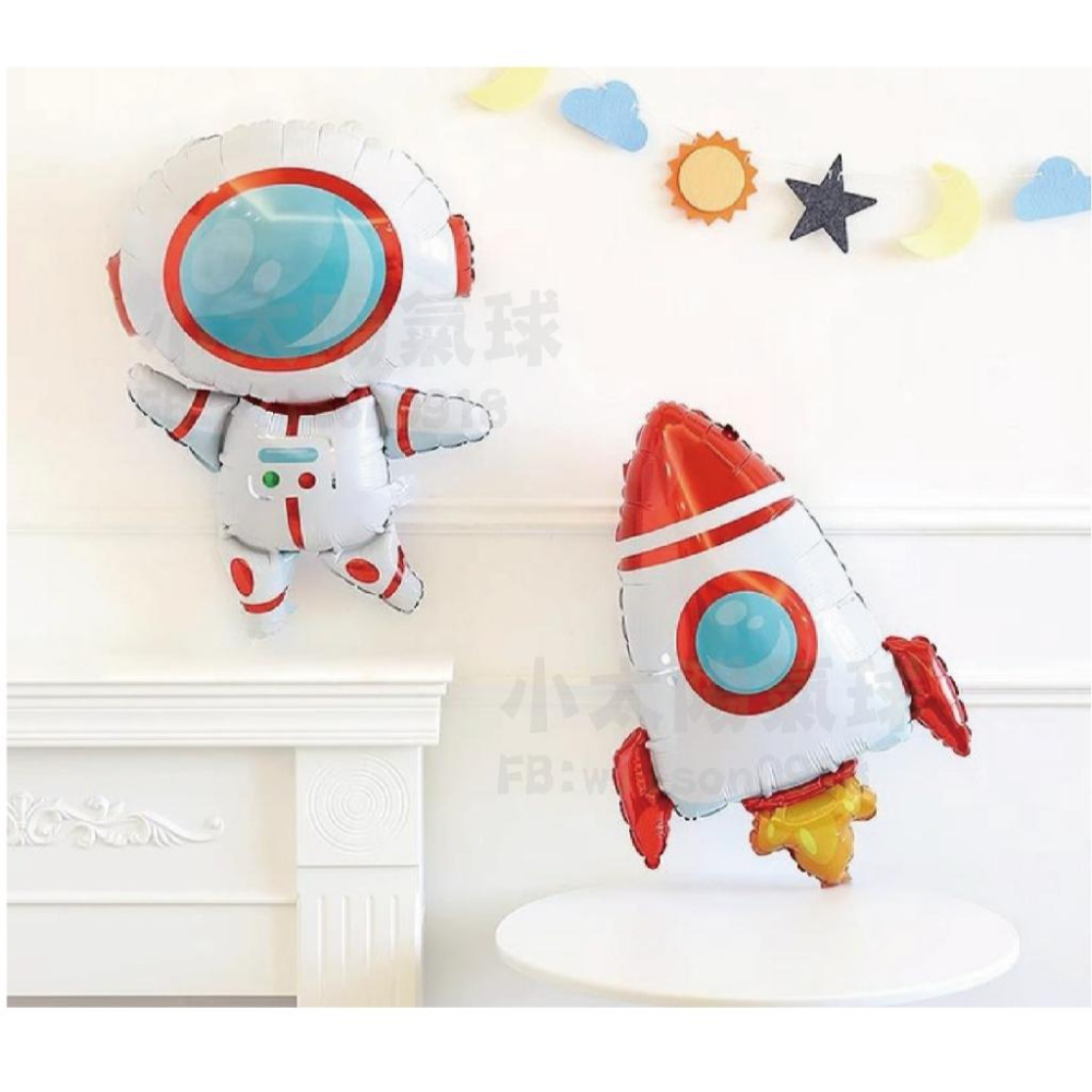 ★現貨-台灣★太空氣球2 火箭氣球 宇宙 飛碟 生日氣球 遊戲 太空船 飛碟 外星人 月亮 星空 衛星 4D 站立氣球-細節圖9