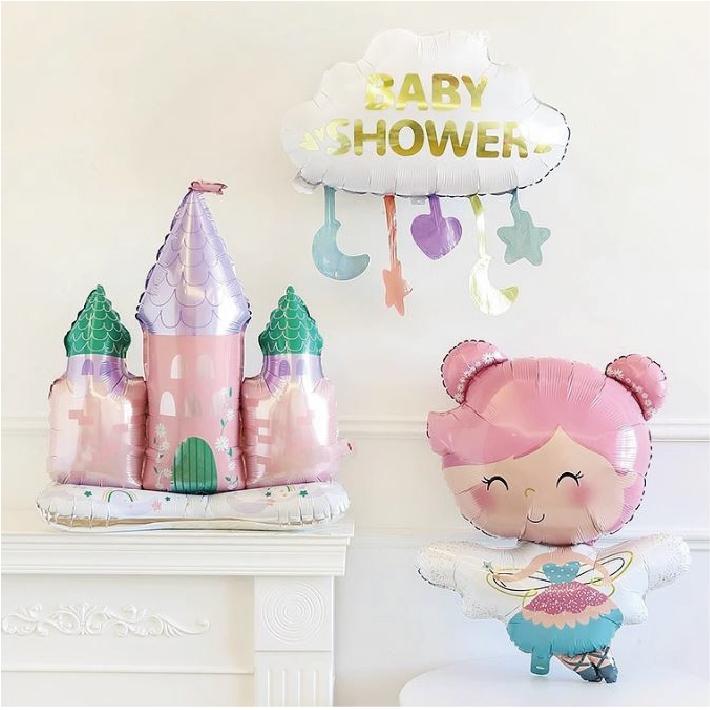 ★現貨-台灣★性別氣球 性別揭示 站立 問號氣球 周歲佈置 寶寶氣球 城堡氣球 派對 生日 36吋爆破氣球 站立氣球-細節圖8