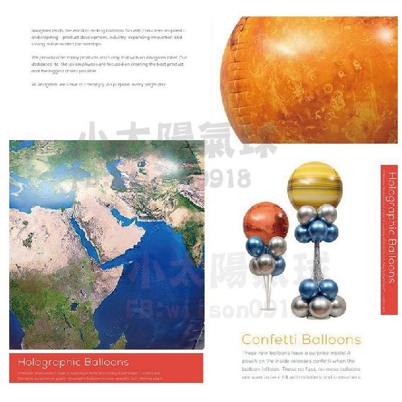 ★現貨-台灣★4D星球氣球 太陽 月球 水星 金星 木星 天王星 海王星 冥王星 銀河 地球 宇宙 太空 行星 彗星-細節圖7