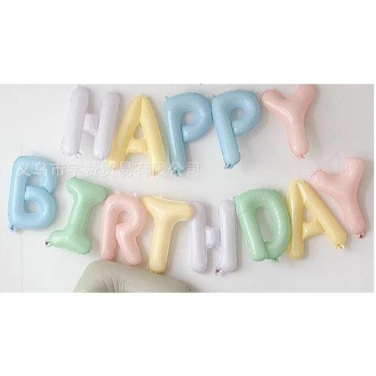 ★現貨-台灣★ 生日字母氣球 粉色 生日字母 生日套組氣球 布置 字母 氣球套組 慶生 派對 美版氣球 金色字母-細節圖3