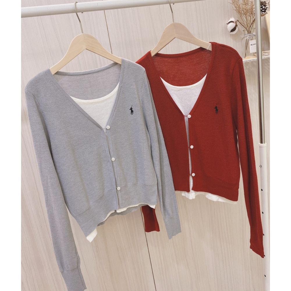 S.C 優衣館 秋冬新款 韓版 假二件 針織上衣 釦可開 上班族必備款 新鮮人穿搭 氣質女孩 圓領 長袖 現貨女裝-細節圖4