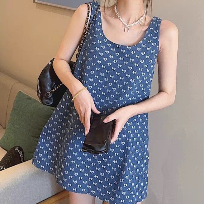 S.C優衣館 約會必備款 心機美背 後綁帶 牛仔洋裝 背心洋裝 甜美系 裙裝 牛仔裙 小洋裝 現貨 女裝-規格圖6