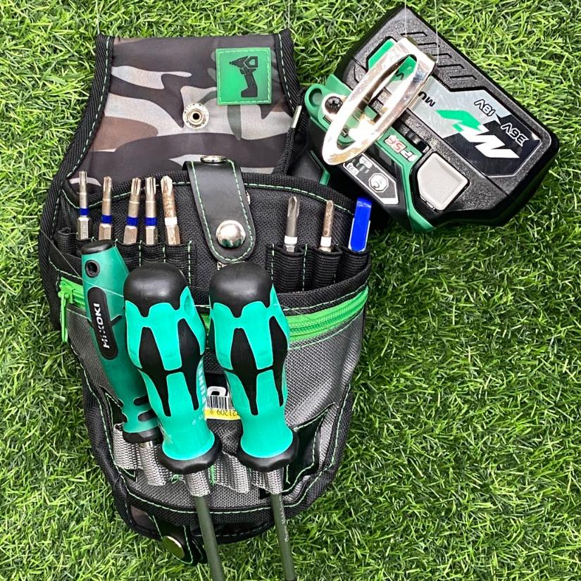 【日本專業HIKOKI】腰掛工具袋 釘袋 工具袋 工具包 腰包 工作包 電工袋 零件包 收納袋 木工釘袋 402898-細節圖2
