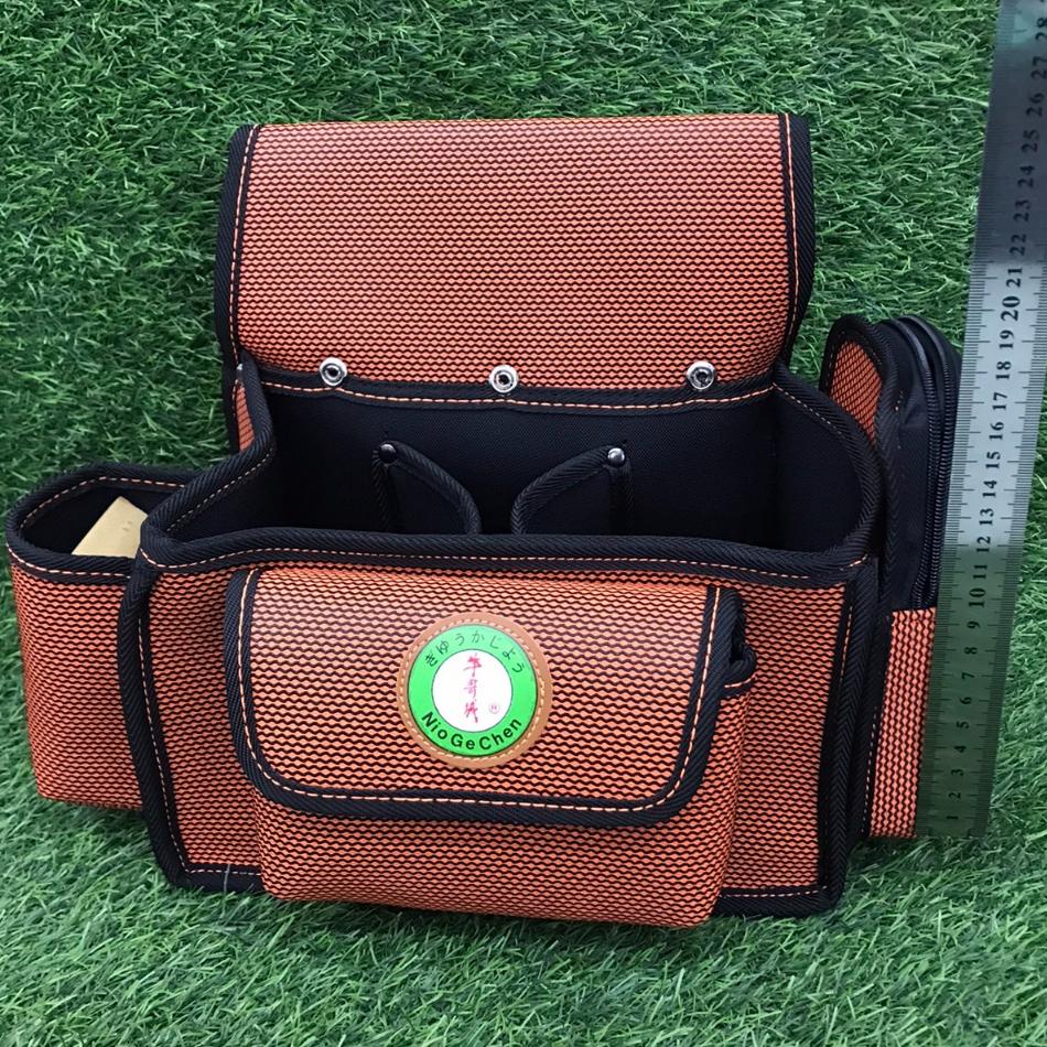 (牛哥城6格釘袋) 釘袋 工具袋 工具包 腰包 工具腰包 工作包 電工袋 零件包 收納袋 木工釘袋 板模釘袋 置物袋-細節圖2