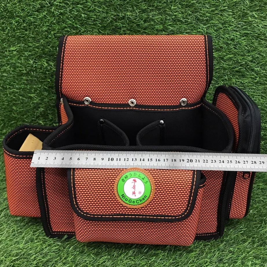 (牛哥城6格釘袋) 釘袋 工具袋 工具包 腰包 工具腰包 工作包 電工袋 零件包 收納袋 木工釘袋 板模釘袋 置物袋-細節圖3