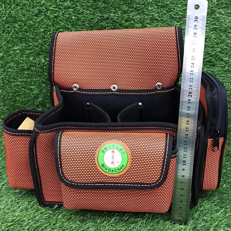 (牛哥城6格釘袋) 釘袋 工具袋 工具包 腰包 工具腰包 工作包 電工袋 零件包 收納袋 木工釘袋 板模釘袋 置物袋-細節圖4