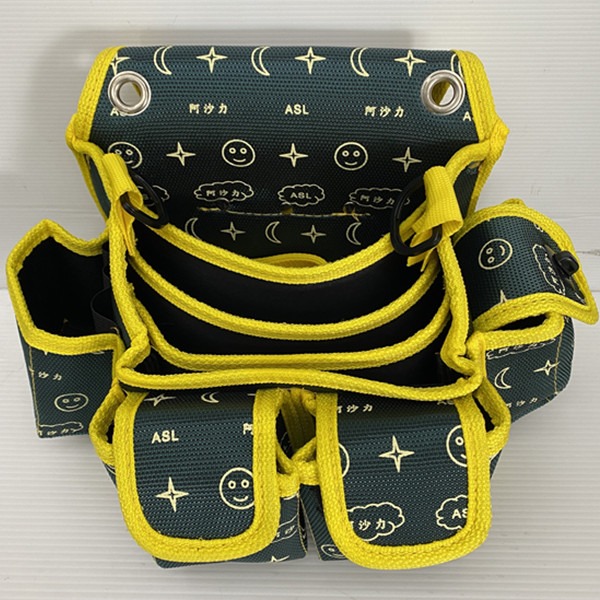 (阿沙力5+2格釘袋) 釘袋 工具袋 工具包 腰包 工具腰包 工作包 電工袋 零件包 收納袋 木工釘袋 板模釘袋 置物袋-細節圖4