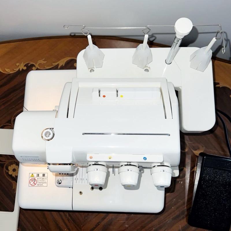二手Juki日本製babylock自動穿線三本機四線縫紉機-細節圖2
