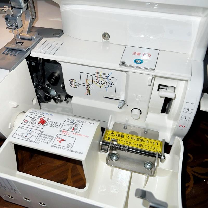 二手Juki日本製babylock自動穿線三本機四線縫紉機-細節圖3