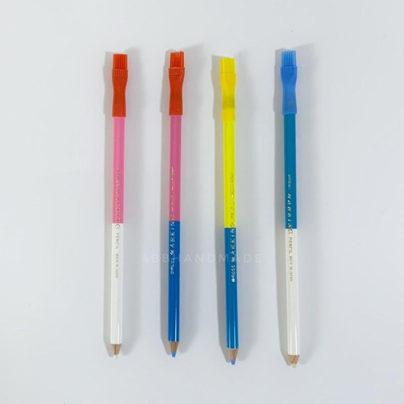 ｛手作家園｝ 日本製消失筆/縫紉記號筆/粉土筆/雙頭雙色鉛筆水消筆/單色-細節圖2