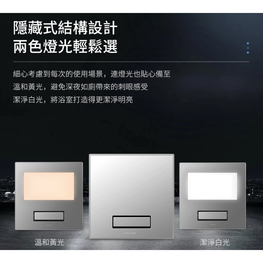 🔥實體店面 KOHLER 美國 K-77315TW-G-MZ K-77316TW-G-MZ 鏡面 暖風機 乾燥機 換氣-細節圖3