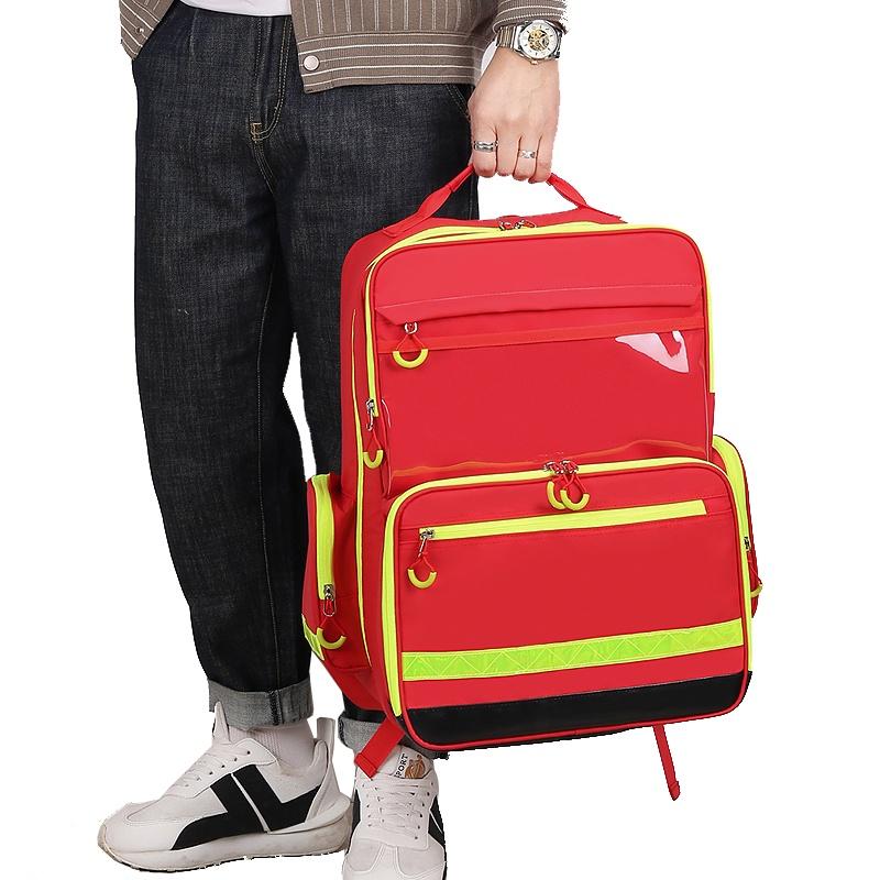 老吳網路拍賣 / 急救雙肩四方大包(紅/藍)/台灣店家 有保障-細節圖4