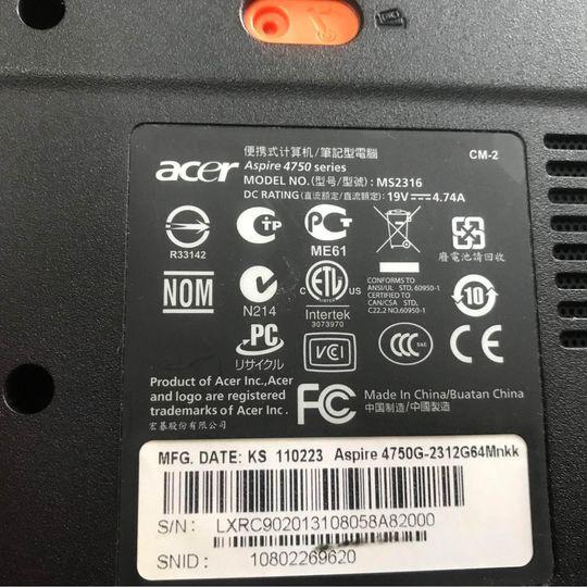 老吳網路拍賣/13吋筆電 ASUS  4750 I3-2310M I3心筆電/保固30日-細節圖6