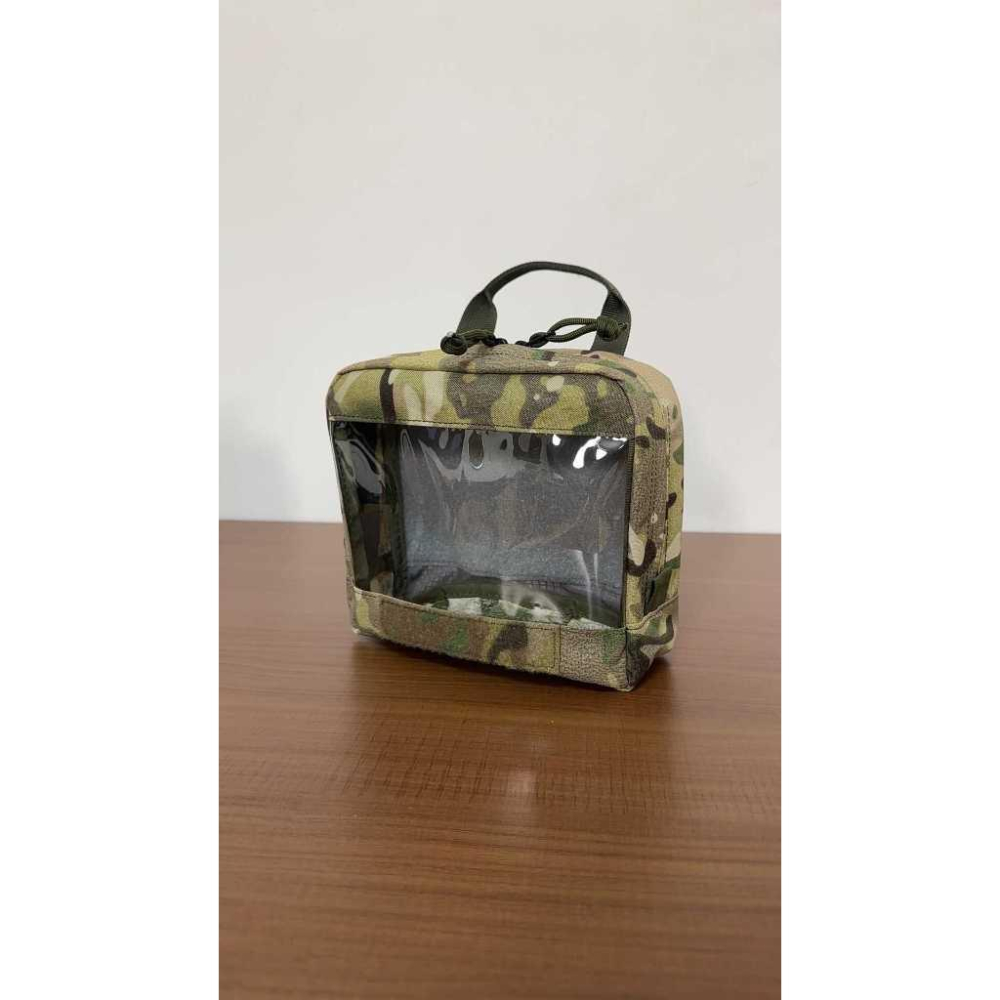 急救包 魔鬼氈副包 戰術透明副包 簡易內掛附件袋收納袋 戰術附件包搭配鳥包魔術貼-細節圖3