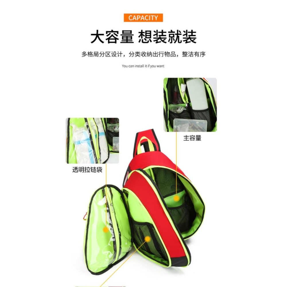 離岸風力發電 風場 emt 便攜多功能防水騎行攜行包摩托車急救背包山地車斜跨包-細節圖6