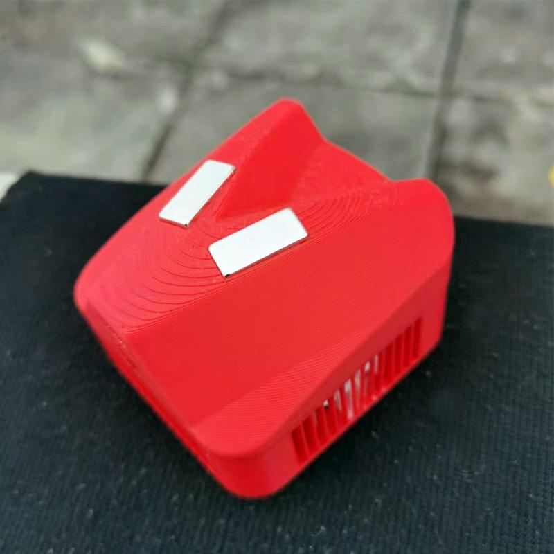 V型安全帽風扇工地充電風扇帽子內建降溫夏安全頭盔電力勞保改裝-細節圖5