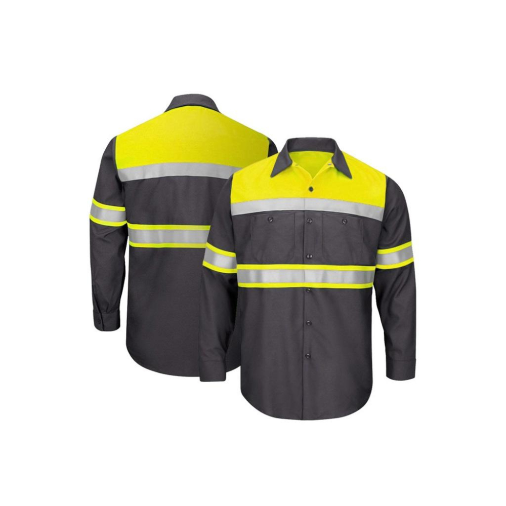 夏季透氣短袖反光網眼勞保工廠環衛工人工地建築工安全服圓領T恤POLO-細節圖4