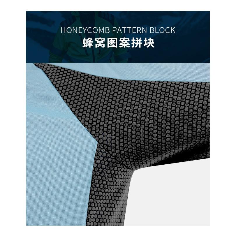 夏季外貿建築工地工程施工服工人環衛工人反光POLO衫上衣工作服-細節圖4