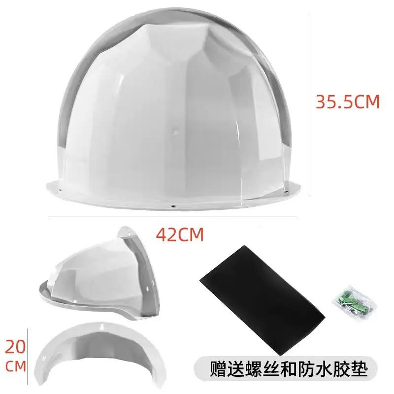室外監控遮陽遮雨罩戶外牆上攝像頭防塵罩戶外電源加厚耐用遮雨罩-細節圖4