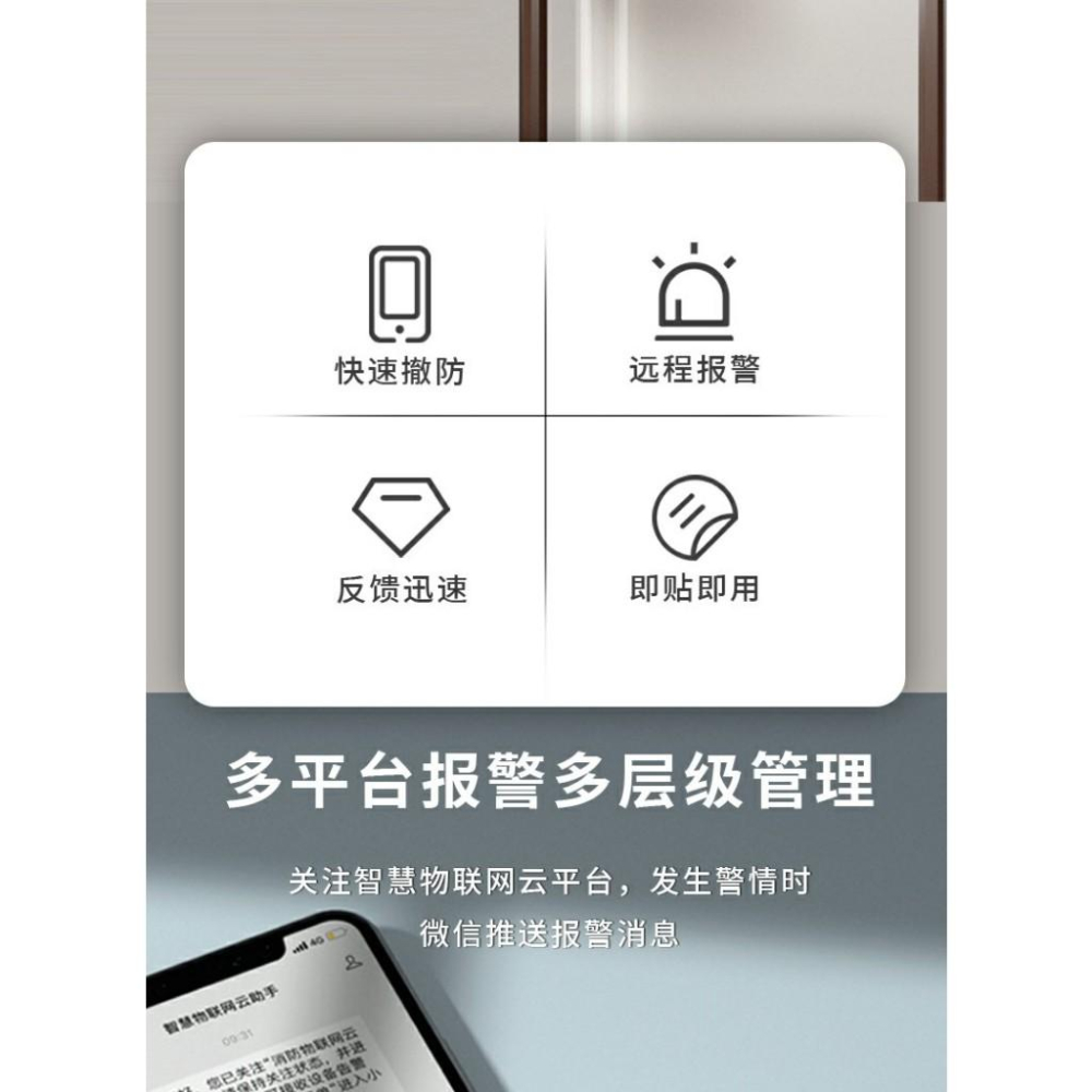 智能家電!遠端手機通知防盜警報器!輕鬆安裝/老吳網路拍賣 統一編號 88534108-細節圖4