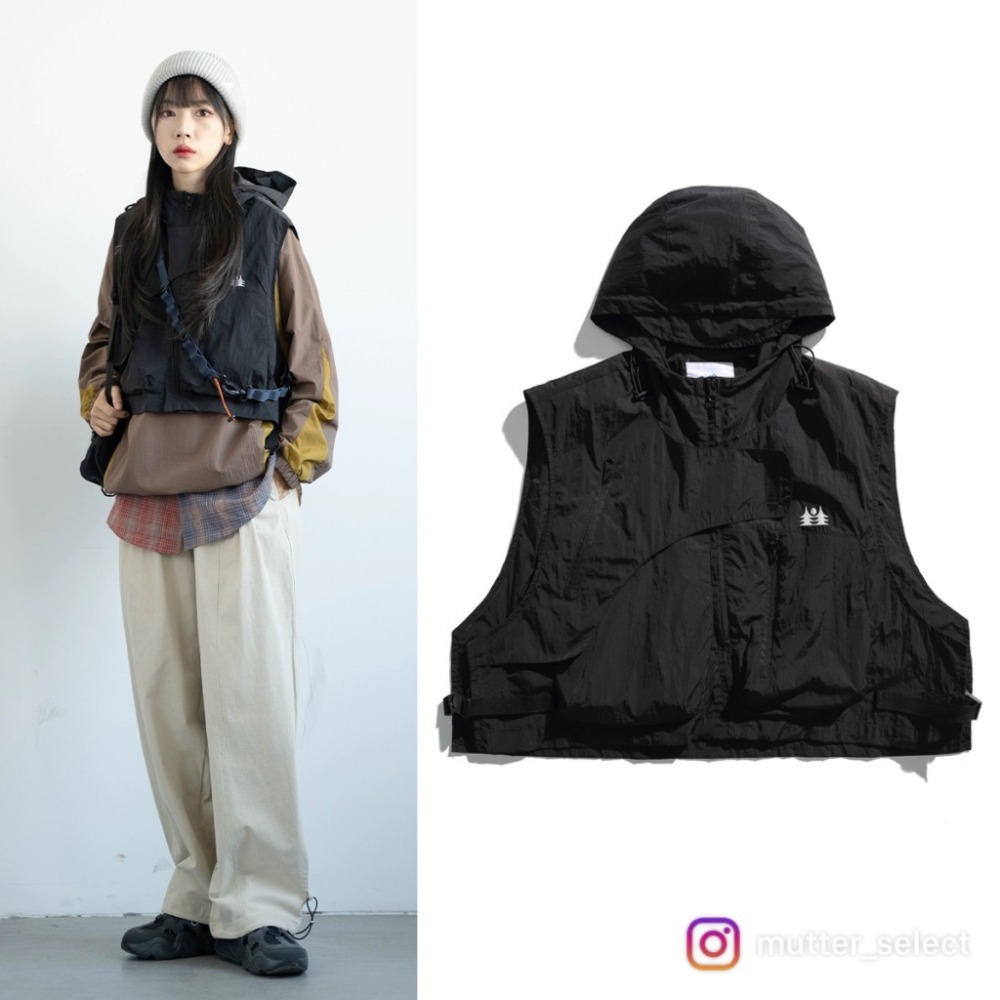 MUTTER｜山系 戶外 釣魚 防潑水 短款 機能馬甲 工裝背心-細節圖2